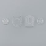 Наконечник-зажим d5 мм, прозр, 10 шт