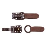 Крючок шубный Hobby&Pro 20 мм, 5 шт, 8017 средне-коричневый