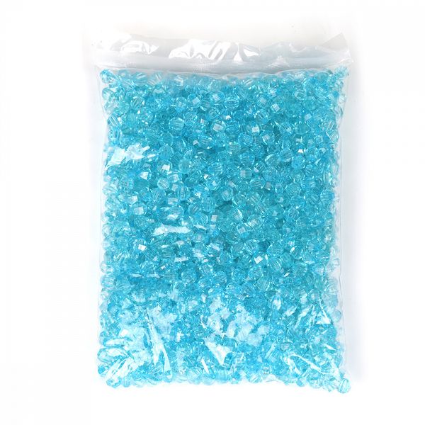 Бусины акрил ⌀10 мм, MG.3244-12, цв.12 голубой, 500 г, Magic4Hobby