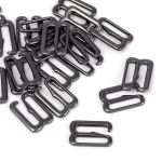 Крючки для купальника металл 10.0 мм, черный никель, 1000 шт