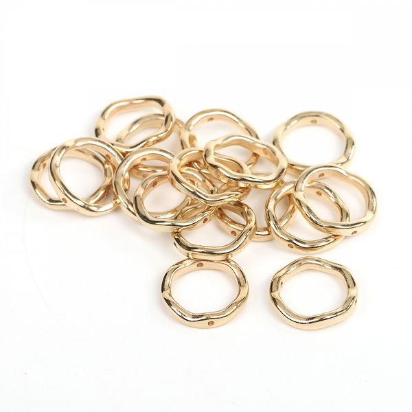 Бусины пластик под металл ⌀23 мм, 5021 цв.золото, 50 г, Ideal