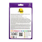 Карандаш цветной пластиковый трехгранный заточенный 18 цв, Лео LPPCP-18