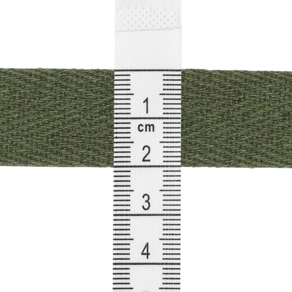 Тесьма (лента) киперная (100 х/б) 20 мм / 45.72 метра, 22 зеленый хаки, 6190-2026