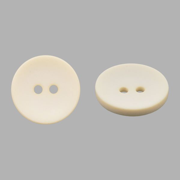 Пуговица 2 прокола 32L=20 мм, Milk2, молочный 2, NE188, 36 шт