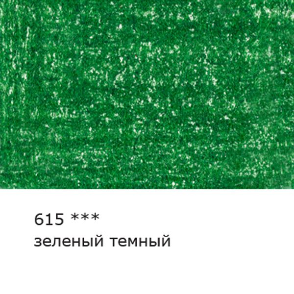 Карандаш цветной художественный заточенный, 6 шт, 615 Зеленый темный (Green deep), Vista-Artista Gallery VGCP