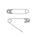 Булавки английские l=28 мм, никель, 1000 шт, С-56