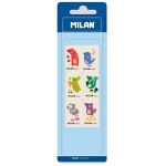 Ластики 21х6.5х1.5 см, набор, 6 шт, 9202, Milan BMM9202
