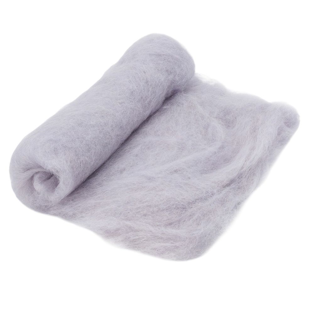 Шерсть для валяния Ангорка 100 г, Камтекс, 072 лаванда