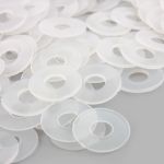 Кольцо уплотнительное пластик под кнопку ⌀5 мм (61/ Альфа), ≈5000 шт, New Star