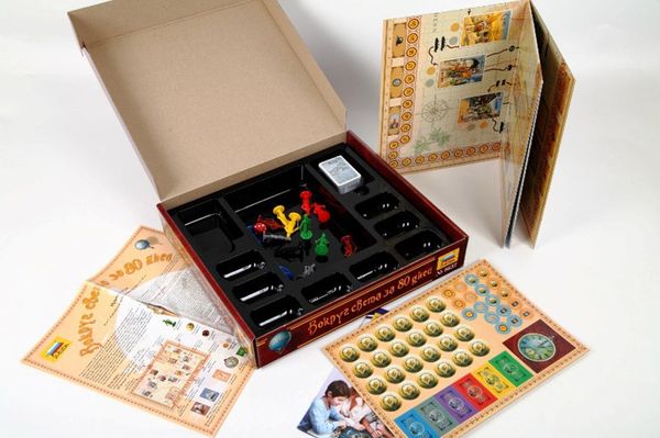 Игра настольная Вокруг света за 80 дней, Zvezda 8637