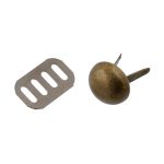 Ножки для дна сумки металл ⌀15 мм, 20 шт, 24 под бронзу, Gamma