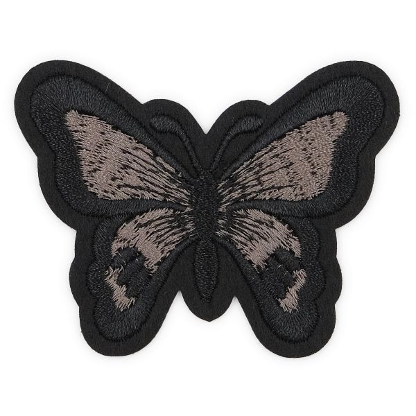 Термоаппликация Бабочка, 5.4х7см, Hobby&Pro (черный)