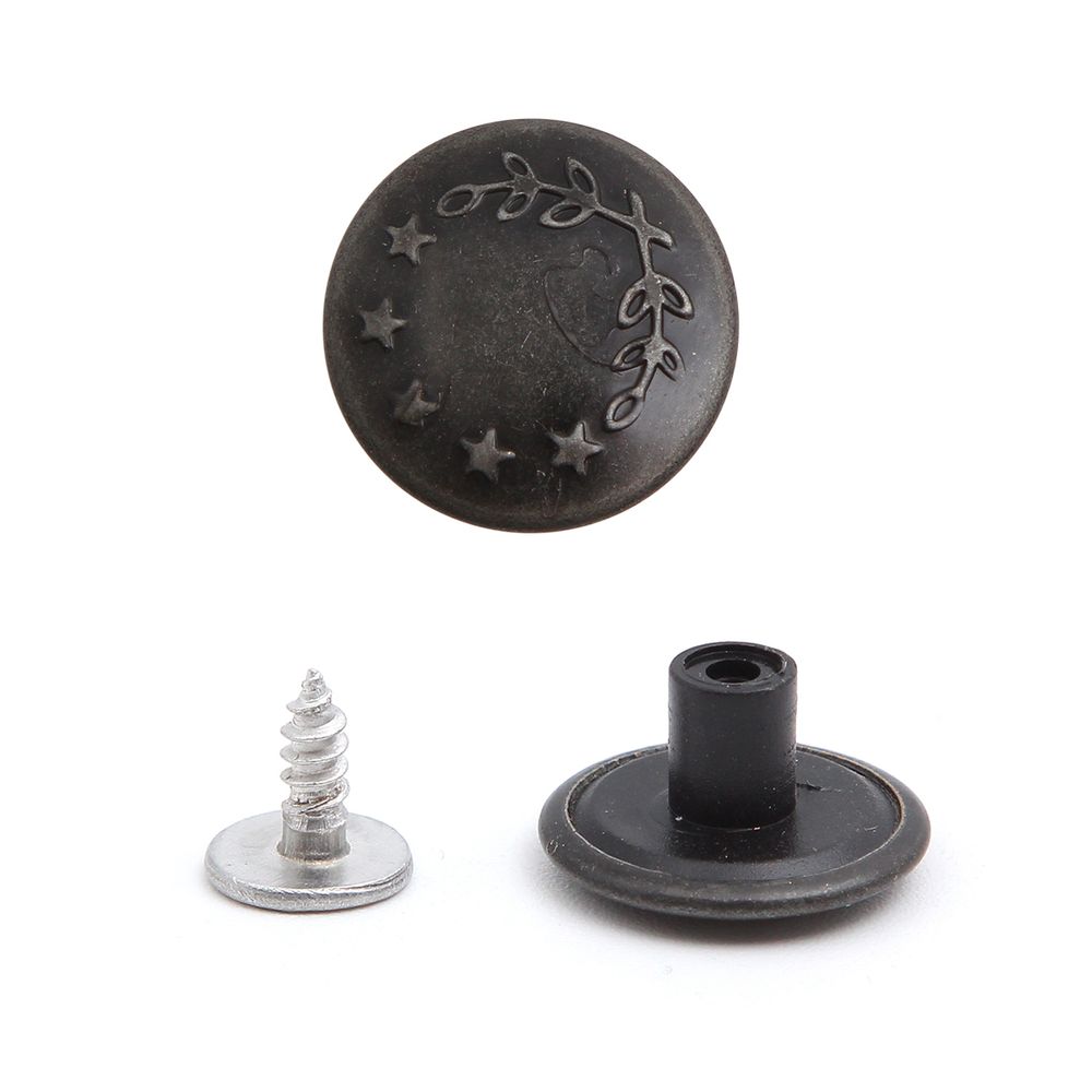 Пуговицы джинсовые бытовые ⌀11 мм, 6 шт 81803 Pony