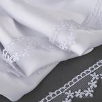 Кружево на сетке 20 мм, диз. 866, цв.01 белый, уп. 9 м, Kruzhevo