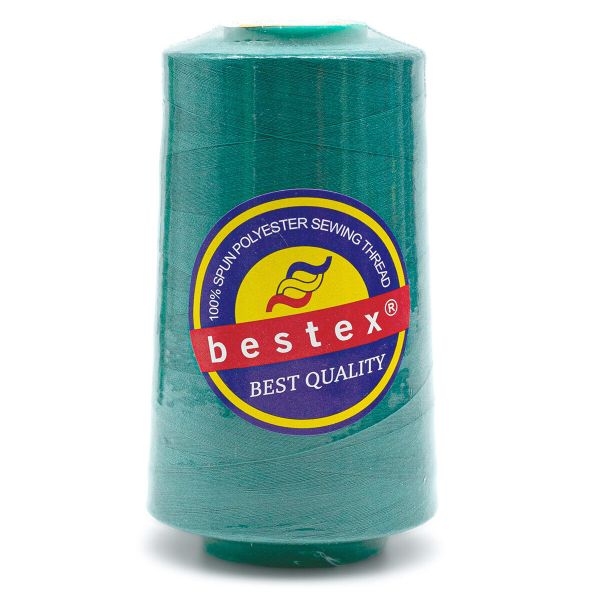 Нитки универсальные Bestex 50/2, 4570 м (5000 ярд) / 1 кат., 128 яркий малахит