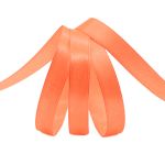 Лента атласная 1-сторонняя 12.0 мм / 22.86±1 метров, 037 яр.оранжевый, Globus