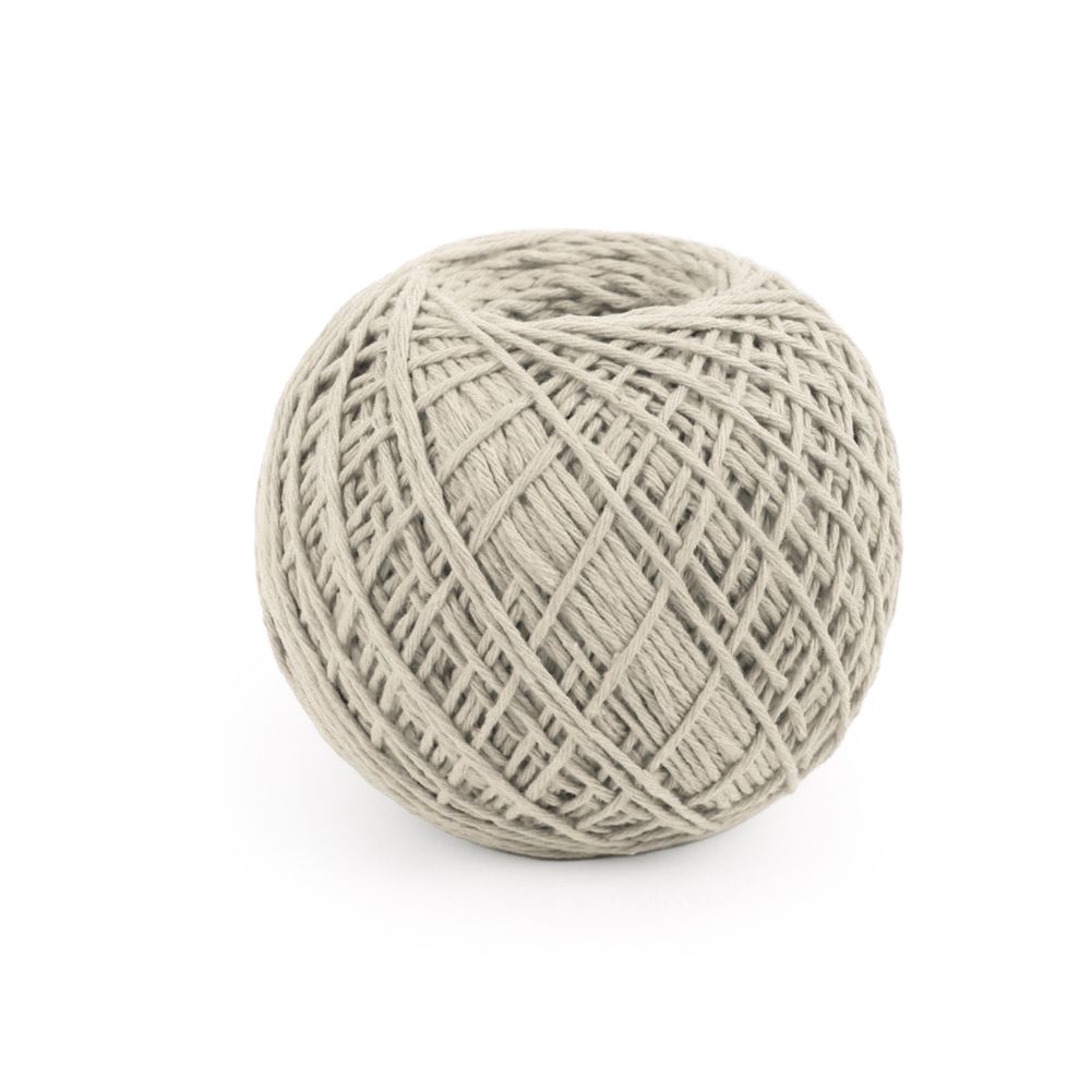 Шпагат х/б ⌀1.6 мм, 100% хлопок, 200 м, 02 белый, Gamma ШХ6