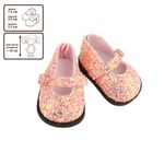 Обувь для кукол Туфельки 7.5 см, 02 персиковый, HobbyBe KBG-6