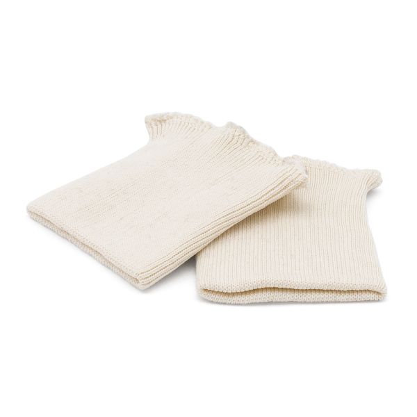Манжеты трикотажные 8.0х9.5 см, 1 пара, средней плотности 14 кл, 1х1, средней плотности, 8015 св.бежевый