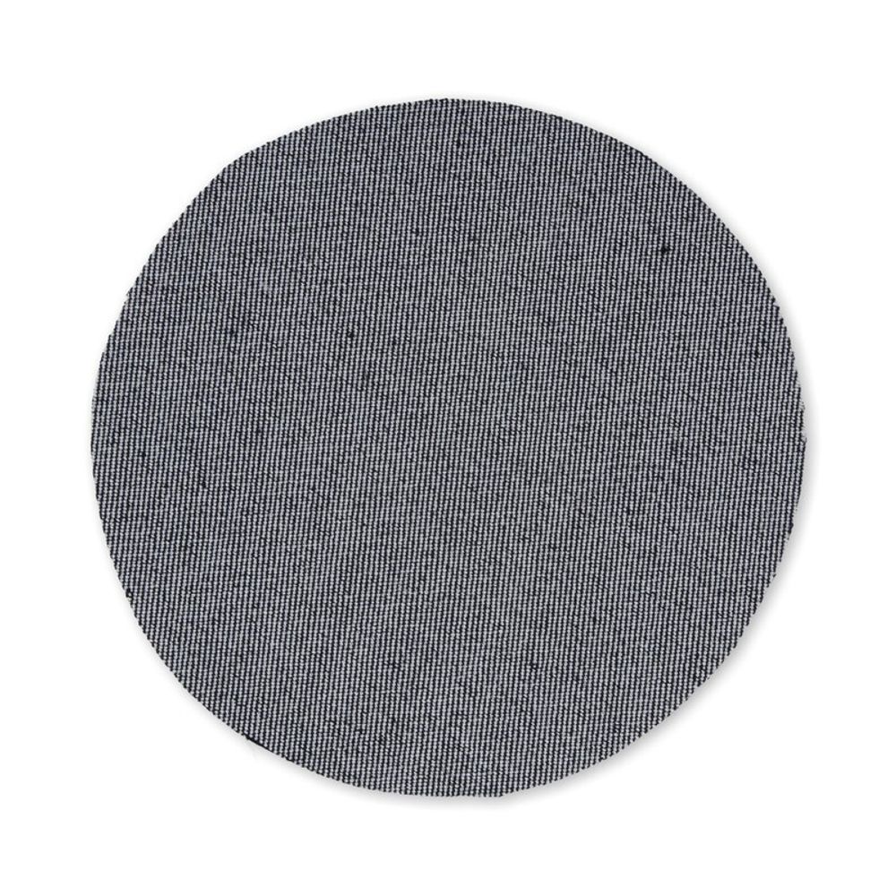 Термоаппликация, круг №1 ⌀12 см, 2 шт, 1-03-04 серый, Blitz