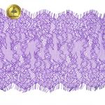 Кружево шантильи (реснички) 170 мм, A88 цв.A0507 сиреневый неон, 3 метра, Kruzhevo