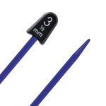 Спицы прямые ⌀3.5 мм, 17 см, 2 шт, синие, Prym 218401