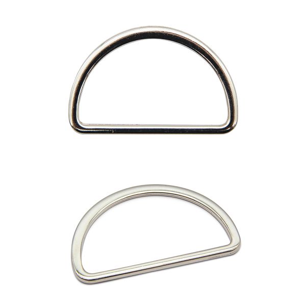 Полукольцо литое металл внутр. 50 мм (внешн. 57х36 мм), 20 шт, цв.никель, 819B-037