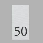 Этикетка-размерник, белый, 10х20 мм, 100 шт, 50