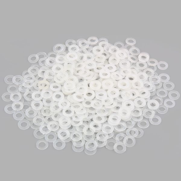 Кольцо уплотнительное под блочку ⌀4.4 мм (внешн. 9.5 мм), h5.42 мм (№2), пластик, ≈100 шт