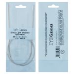 Спицы круговые металл ⌀1,8 мм, 80 см, с металлической леской, Gamma MKG-R