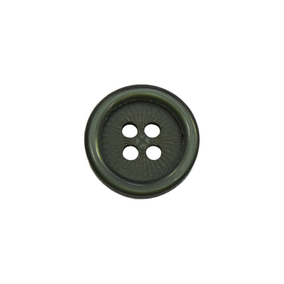 Пуговицы 4 прокола 24L 36 шт, C190 т. оливковый