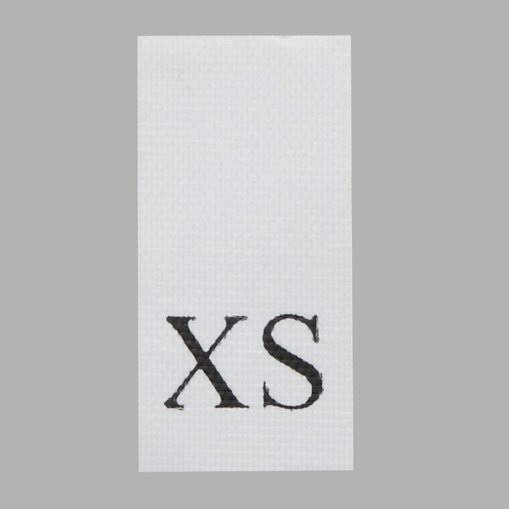 Этикетка-размерник, белый, 10х20 мм, 100 шт, XS