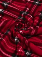 Флис 2-сторонний 190 г/м², 150 см / 10 метров, TBY-190-gr клетка