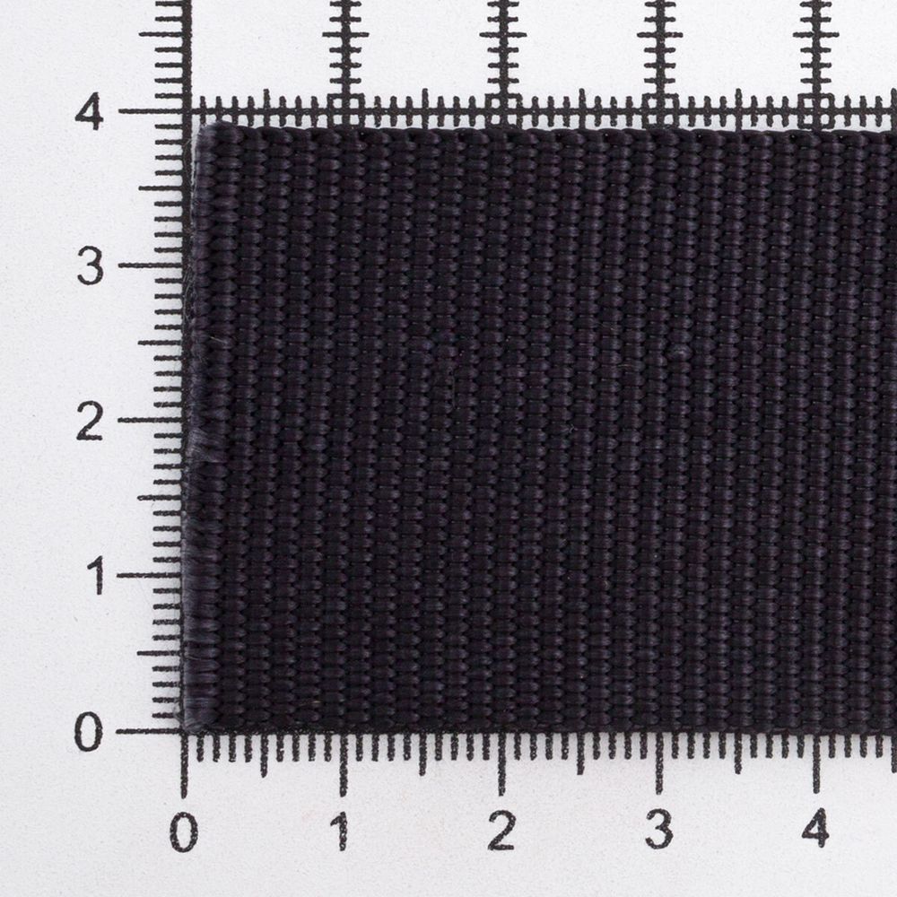 Стропа (ременная лента) 40 мм / 50 метров, толщ. 1.0 мм, [26.3 г/пог.м], 100% п/э, 005 черный