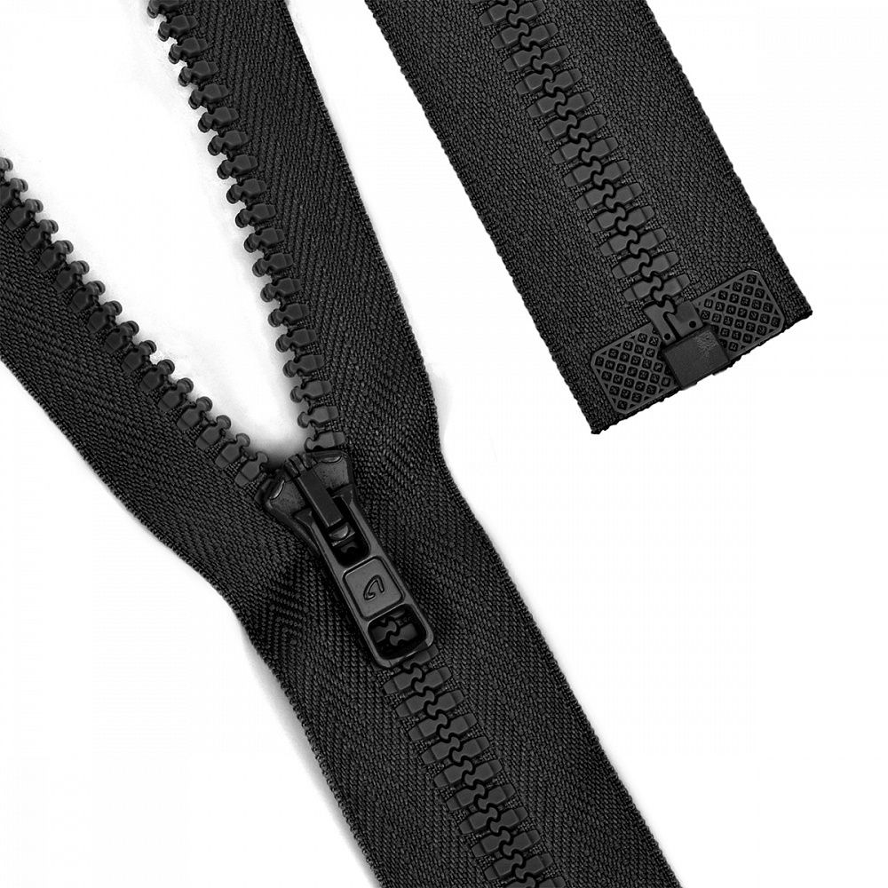 Молния трактор Arta Т5 (5 мм) 1 зам., разъем., 50 см, Arta.2076 Т5(6) цв.077 черный уп.25 шт