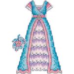 Набор для вышивания нитками Panna, Принцесса, 5,5х13,5 см