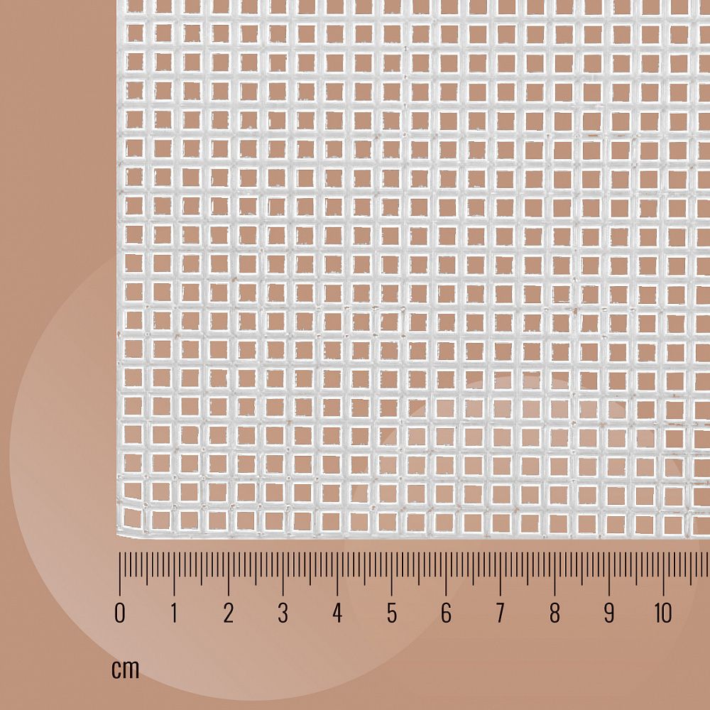 Канва пластиковая 60х40 см, КП-11, цв. белый уп. 2 листа
