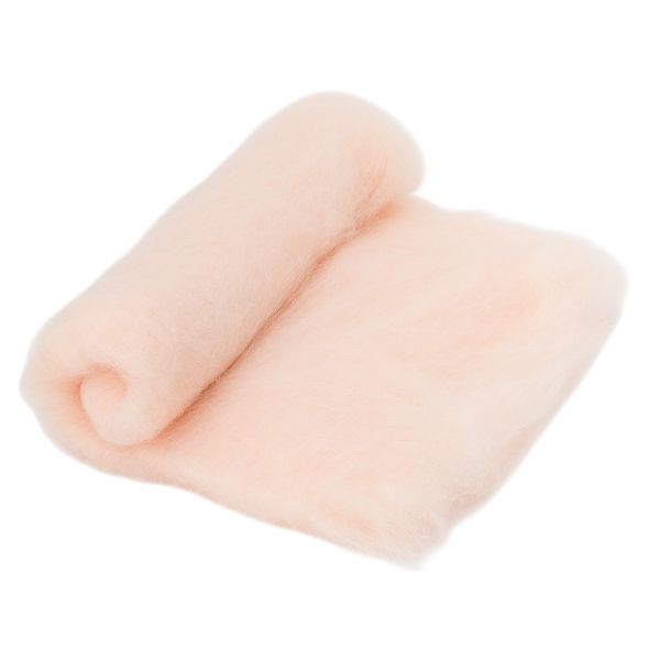 Шерсть для валяния Ангорка 100 г, Камтекс, 144 нежная роза