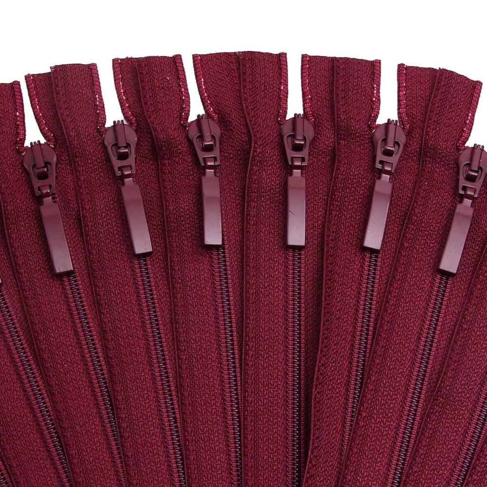 Молния спираль (витая) Arta Т5 (5 мм) 1 зам., н/раз., 18 см, цв. 021 бордовый, уп.10 шт