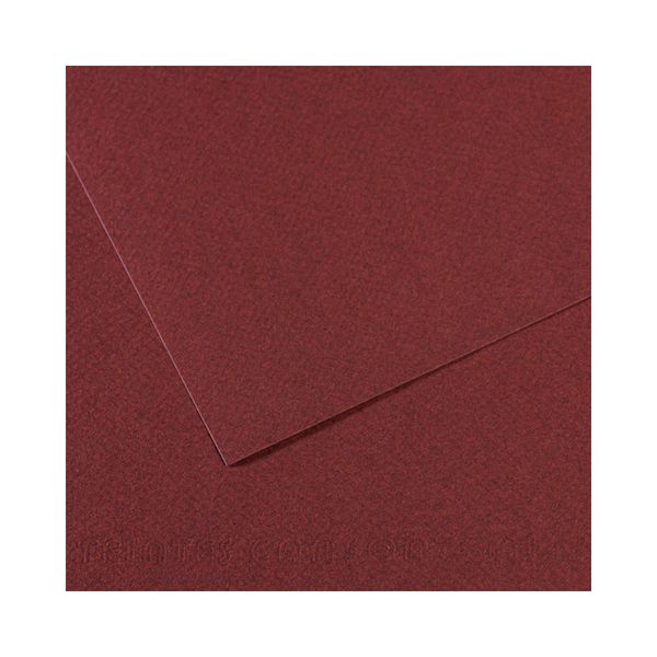 Бумага для пастели 160 г/м², 75х110 см, 25 листов, №503 вишневый, Canson Mi-Teintes C200331497