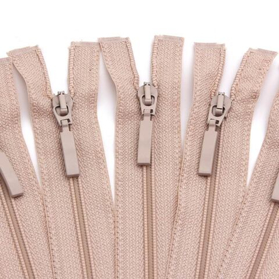 Молния спираль (витая) Arta Т5 (5 мм) 1 зам., разъем., 80 см, цв. 572 св.бежевый, уп.5 шт