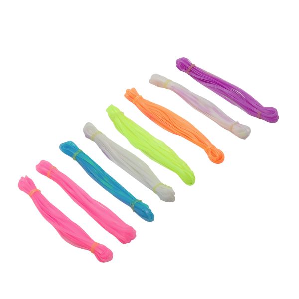 Шнуры для плетения цветные, 80 см, упак./8 шт., Astra&Craft (неоновые)