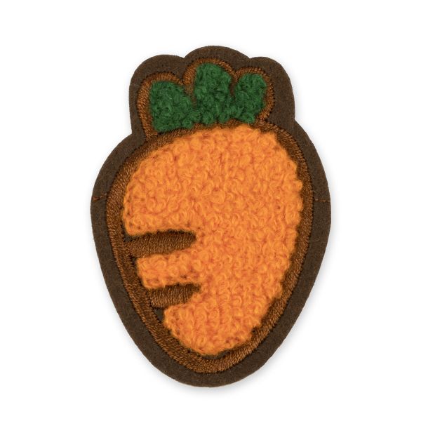 Термоаппликация L №30/5, 5 шт, L070 морковка 6х4.1 см, Gamma