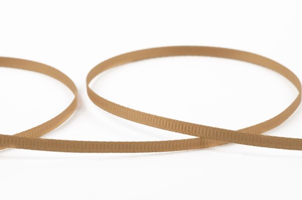 Лента репсовая (в рубчик) 3.0 мм / 91.44 метра, 005 бежевый, Gamma GR-03