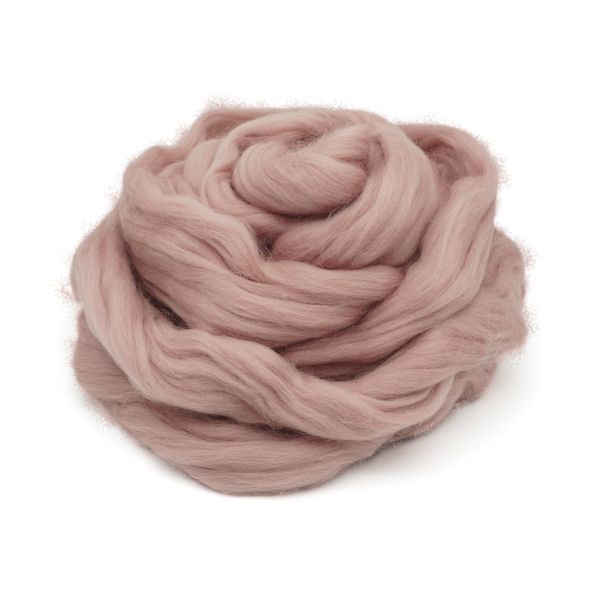 Шерсть для валяния Троицкая тонкая 1х100 г (до 23 мкр), 868 пудра