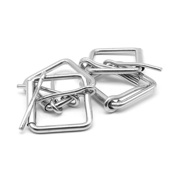 Пряжка ременная металл 46 мм (58х56 мм, ⌀6 мм), роликовая, никель, П-10-19, 4 шт