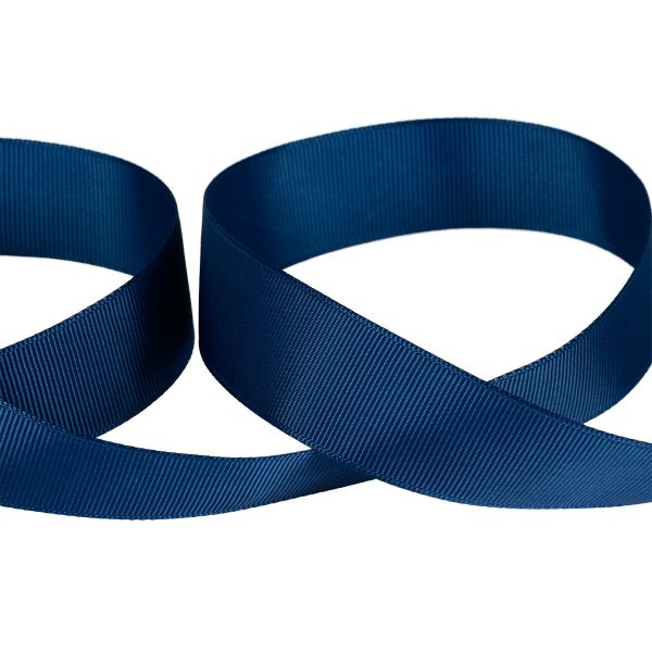 Лента репсовая (в рубчик) 25.0 мм / 45.5 метров, 012 морской, Gamma GR-25