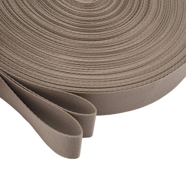 Стропа (ременная лента) 25 мм / 45.72 метра, [11.19 г/пог.м], 77 коричнево-хаки, 3Al356