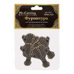 Ножка для шкатулок 4.5х3.1 см, 20 шт, 02 бронза, Mr.Carving