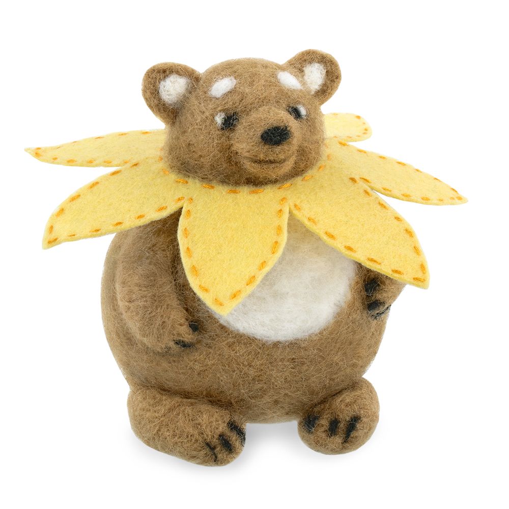 Набор для валяния Miadolla WT-0219, Мишка Георгий, 8 см